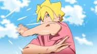 Boruto Uzumaki amidst training (Image via Studio Pierrot)